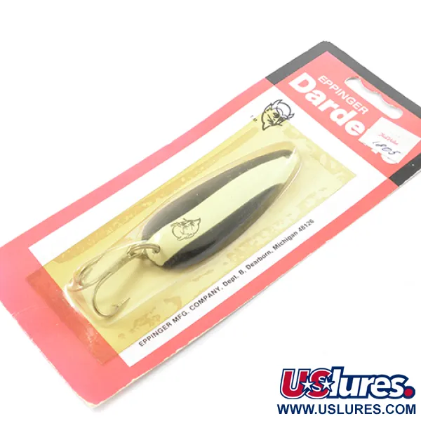  Eppinger Dardevle Dardevlet , 3/4oz Black / White / Nickel fishing spoon #1805