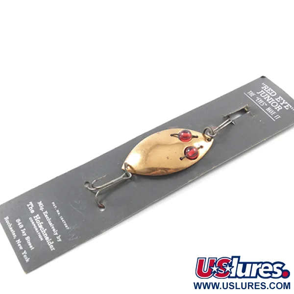  Hofschneider Red Eye junior, 1/2oz Copper / Red Eyes fishing spoon #1806