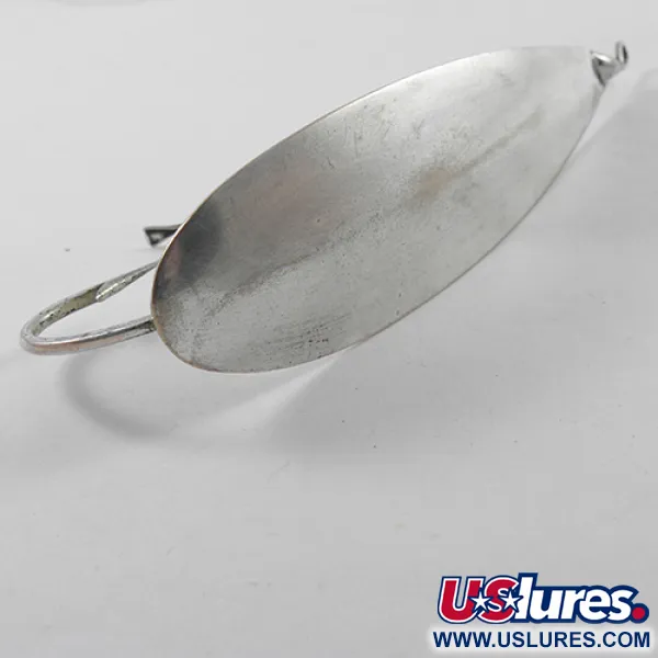 Vintage   Weedless Johnson Silver Minnow, 1oz Silver (Silver Plated) fishing spoon #1834
