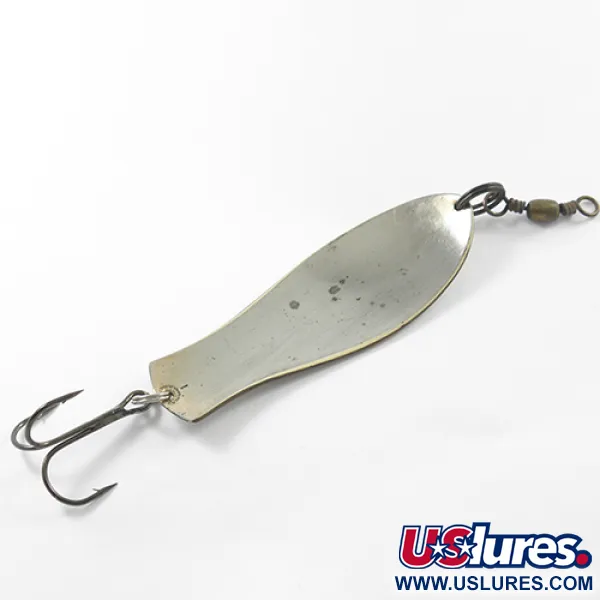 Vintage  Jarvinen Virginia​ Jarvinen Fishing Lure 1, 2/3oz Nickel fishing spoon #1836