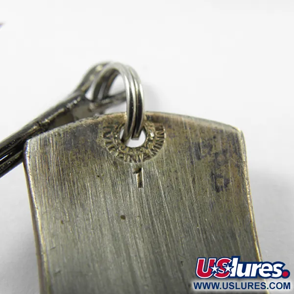 Vintage  Jarvinen Virginia​ Jarvinen Fishing Lure 1, 2/3oz Nickel fishing spoon #1836