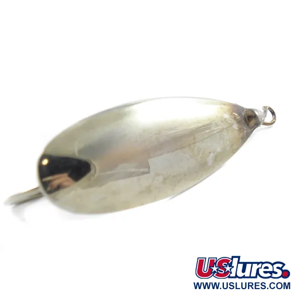 Vintage   Weedless Johnson Silver Minnow, 1/3oz Silver fishing spoon #1837