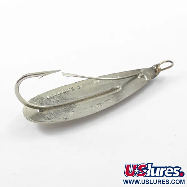 Vintage   Weedless Johnson Silver Minnow, 1/3oz Silver fishing spoon #1837