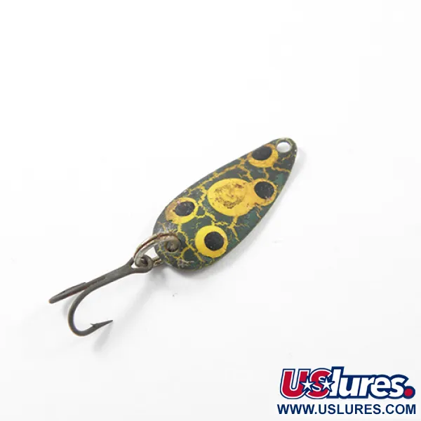 Vintage  Eppinger Dardevle Skeeter, 1/32oz Frog / Nickel fishing spoon #1855