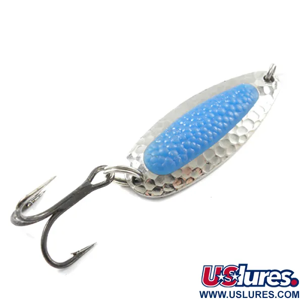 Vintage   Blue Fox Pixee , 1/2oz Nickel / Blue fishing spoon #1858
