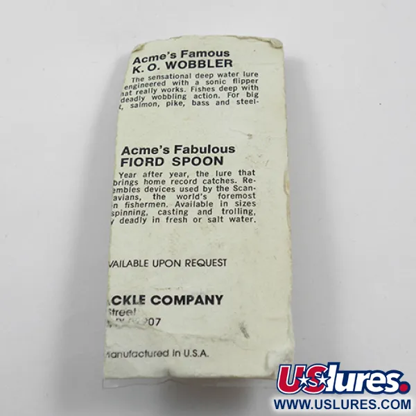  Acme Kastmaster, 1/2oz Orange fishing spoon #1886