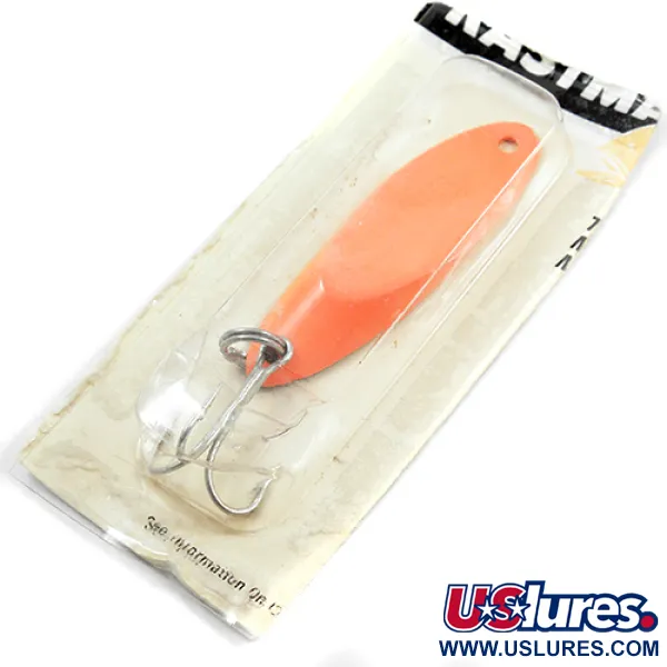  Acme Kastmaster, 1/2oz Orange fishing spoon #1886