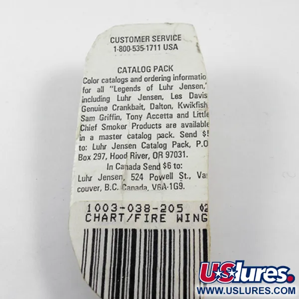  Luhr Jensen Krocodile Die #3 1890, 1/2oz Fluorescent Yellow fishing spoon #1890