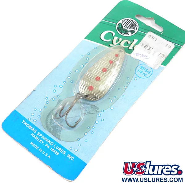   Thomas Cyclone 1891, 1/4oz Golden Trout fishing spoon #1891