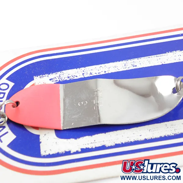   Shoff's Freak 3, 1/3oz Nickel / Red fishing spoon #1893