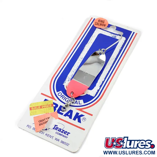   Shoff's Freak 3, 1/3oz Nickel / Red fishing spoon #1893