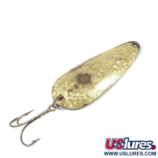 Vintage  Eppinger Dardevle Dardevlet , 3/4oz Crystal (Golden Scale) discontinued fishing spoon #1897