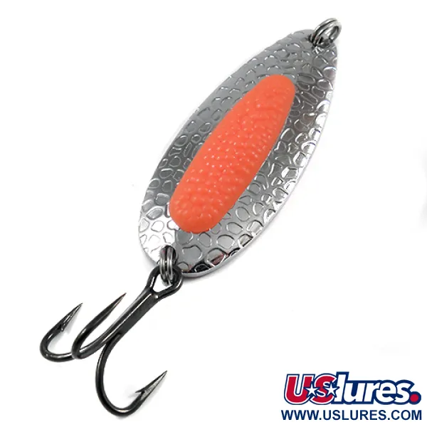   Blue Fox Pixee , 3/4oz Nickel / Orange fishing spoon #1904