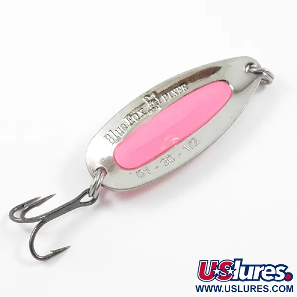   Blue Fox Pixee , 1/2oz Silver / Red fishing spoon #1917
