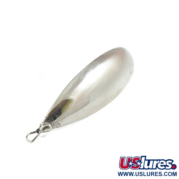 Vintage   Weedless Johnson Silver Minnow, 3/4oz Silver (Silver Plated) fishing spoon #1924