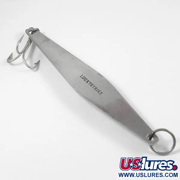 Vintage   Lucky Strike, 2oz Nickel fishing spoon #1929