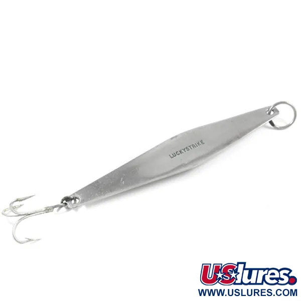 Vintage   Lucky Strike, 2oz Nickel fishing spoon #1929