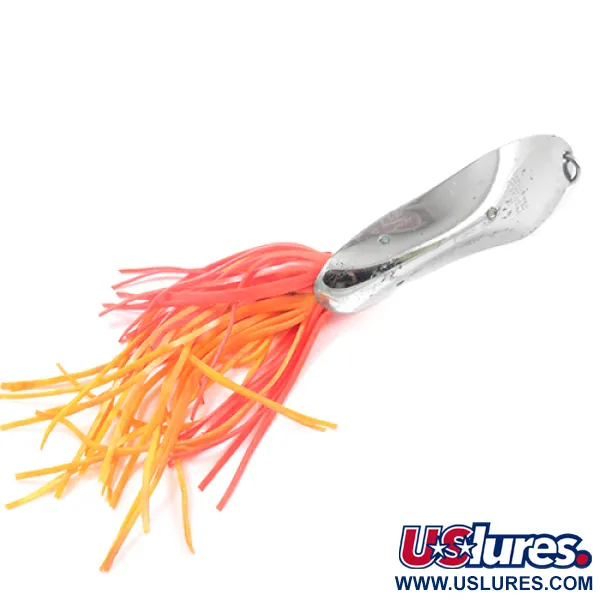 Vintage  Pflueger  Weedless CHUM Pflueger, 1oz Nickel fishing spoon #1930