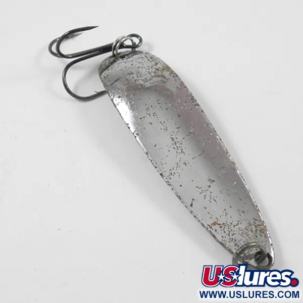 Vintage  Luhr Jensen Krocodile Die #5, 1oz Nickel fishing spoon #1932