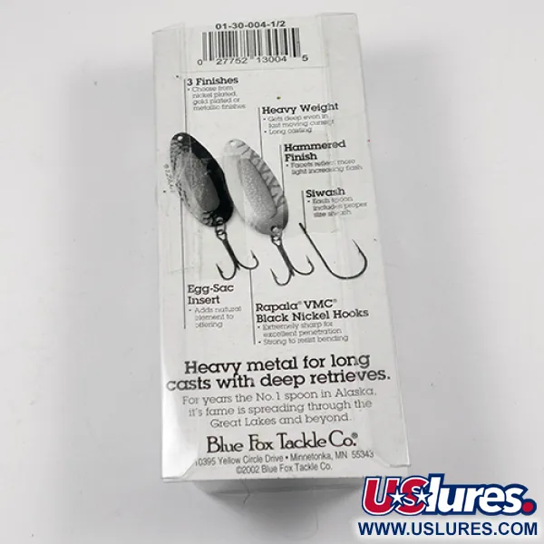   Blue Fox Pixee , 1/2oz Nickel / Green fishing spoon #1940