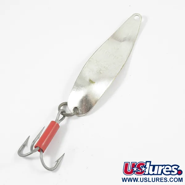 Vintage   Mepps Syclops 2, 3/5oz Silver / Red fishing spoon #1945