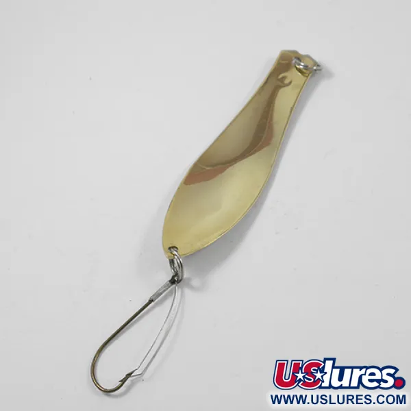 Vintage  Prescott Spinner Little Doctor 275, 3/4oz Gold / Nickel fishing spoon #1960