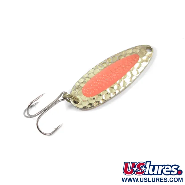 Vintage   Nebco Pixee , 1/4oz Gold / Orange fishing spoon #1969