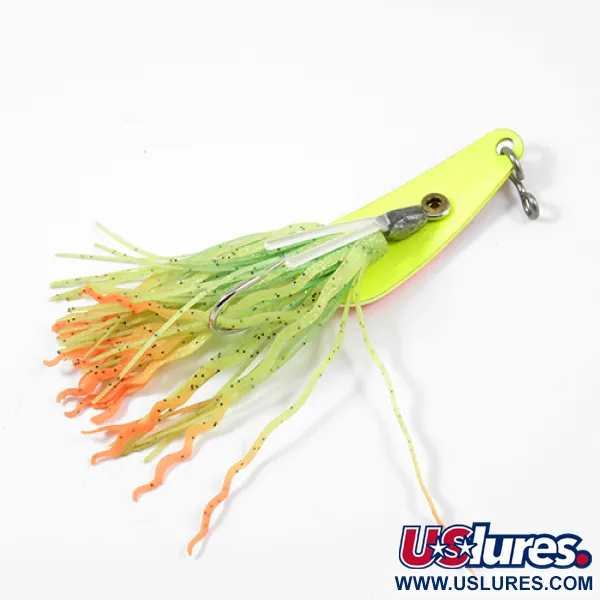 Vintage  Northland tackle Jaw-Breaker Weedless Spoon, 1/2oz Fire Tiger fishing spoon #1970