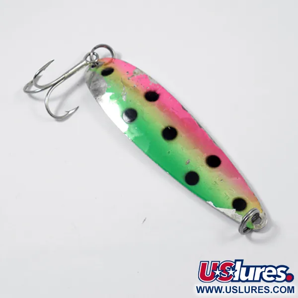 Vintage  Silver Horde / Gold Star Gold Star KF 5H, 3/5oz Rainbow Trout / Silver fishing spoon #1973