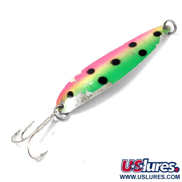 Vintage  Silver Horde / Gold Star Gold Star KF 5H, 3/5oz Rainbow Trout / Silver fishing spoon #1973