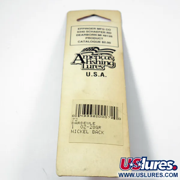  Eppinger Dardevle, 1oz Fluorescent Green / Yellow fishing spoon #1980