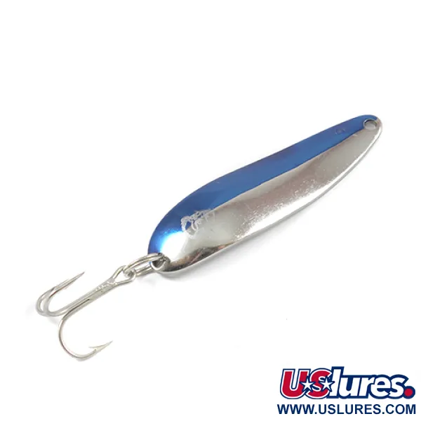 Vintage  Eppinger Dardevle Cop-E-Cat 7400, 1/2oz Nickel / Blue fishing spoon #1992
