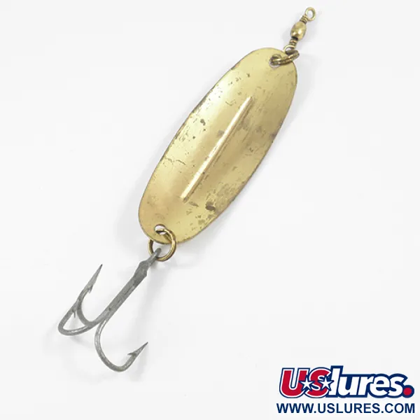 Vintage   Williams Wabler, 1/2oz Gold fishing spoon #1987