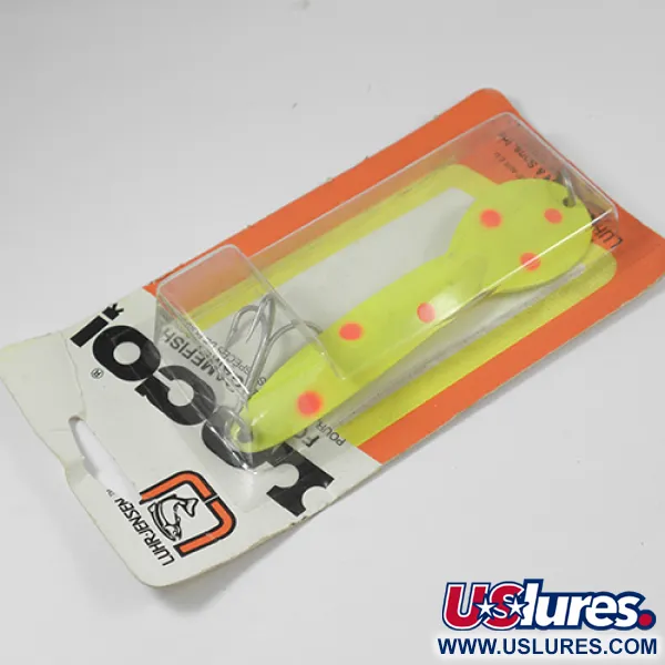  Luhr Jensen Loco 5, 1oz Yellow / Red fishing spoon #2000