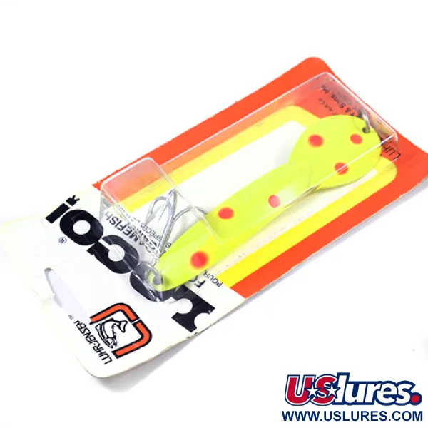  Luhr Jensen Loco 5, 1oz Yellow / Red fishing spoon #2000