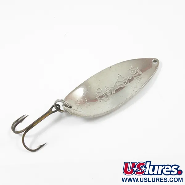 Vintage  Seneca Little Cleo (Hula Girl), 3/4oz Nickel fishing spoon #2026