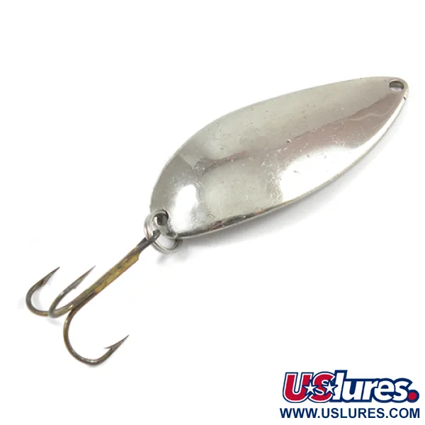 Vintage  Seneca Little Cleo (Hula Girl), 3/4oz Nickel fishing spoon #2026