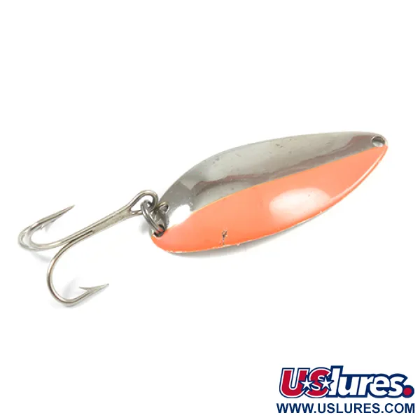 Vintage  Seneca Little Cleo (Hula Girl), 3/4oz Nickel / Orange fishing spoon #2027