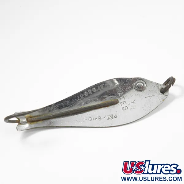 Vintage  Gardner  L-Y YATES, 1/2oz Nickel fishing spoon #2032