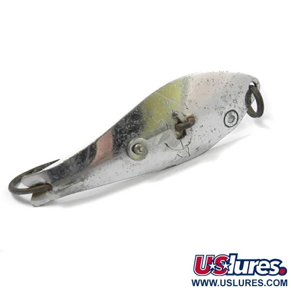 Vintage  Gardner  L-Y YATES, 1/2oz Nickel fishing spoon #2032