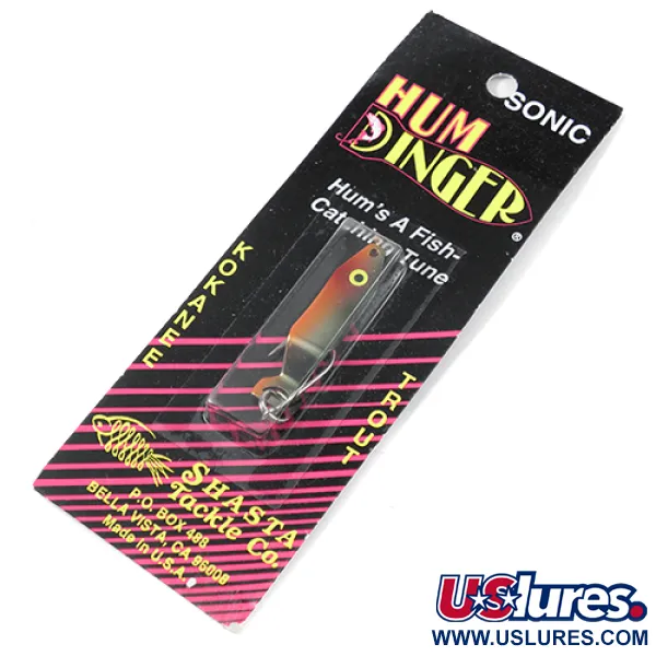  Shasta Tackle Humdinger, 1/8oz Red / Brown Metallic fishing spoon #2048