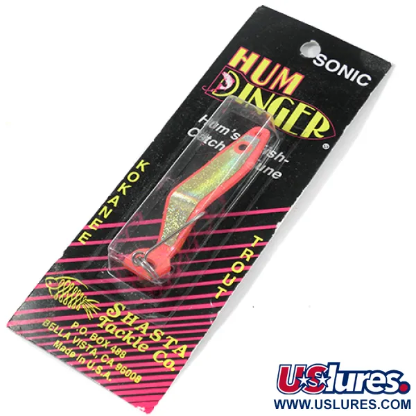  Shasta Tackle Humdinger, 1/2oz Gold Sand / Red fishing spoon #2051