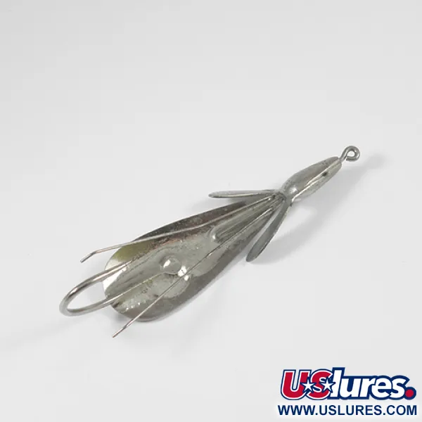 Vintage  Johnnie O'Neil Weed Wing Jonny ONeils, 2/5oz Silver fishing spoon #2064