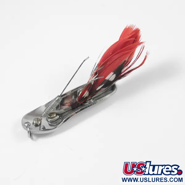 Vintage  Pflueger  Weedless CHUM Pflueger, 1/4oz Nickel fishing spoon #2089