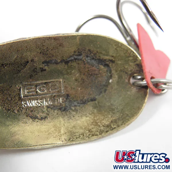 Vintage   EGB, 1/3oz Brass fishing spoon #2100