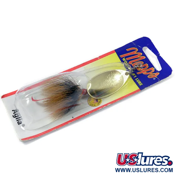   Mepps Aglia 4 dressed (squirrel tail), 1/3oz Brass fishing spoon #2105