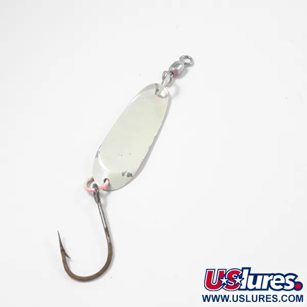 Vintage   Andy Reekers 2, 3/32oz Pearl / Pink fishing spoon #2122