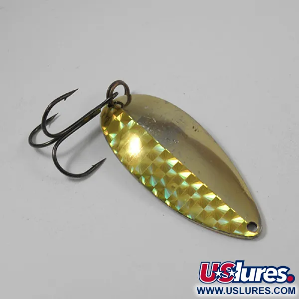 Vintage  Seneca Little Cleo (Hula Girl) 2126, 3/4oz Gold fishing spoon #2126