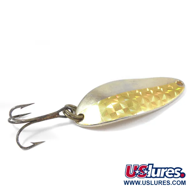 Vintage  Seneca Little Cleo (Hula Girl), 1/3oz Gold fishing spoon #2135