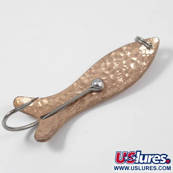 Vintage  Hellion Fish  Weedless Hellion Fish, 2/5oz  (Copper) fishing spoon #2143